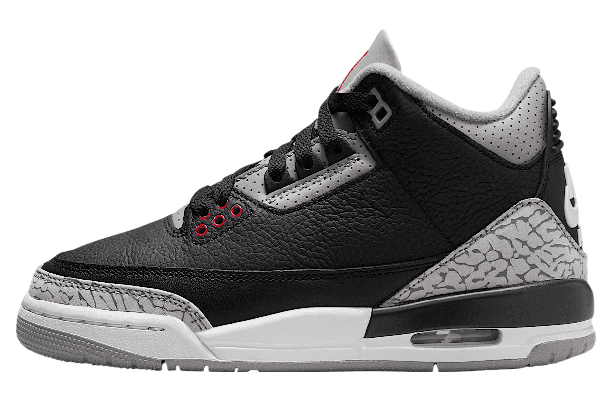 Air Jordan 3 Black Cement GS Black / Cement Grey