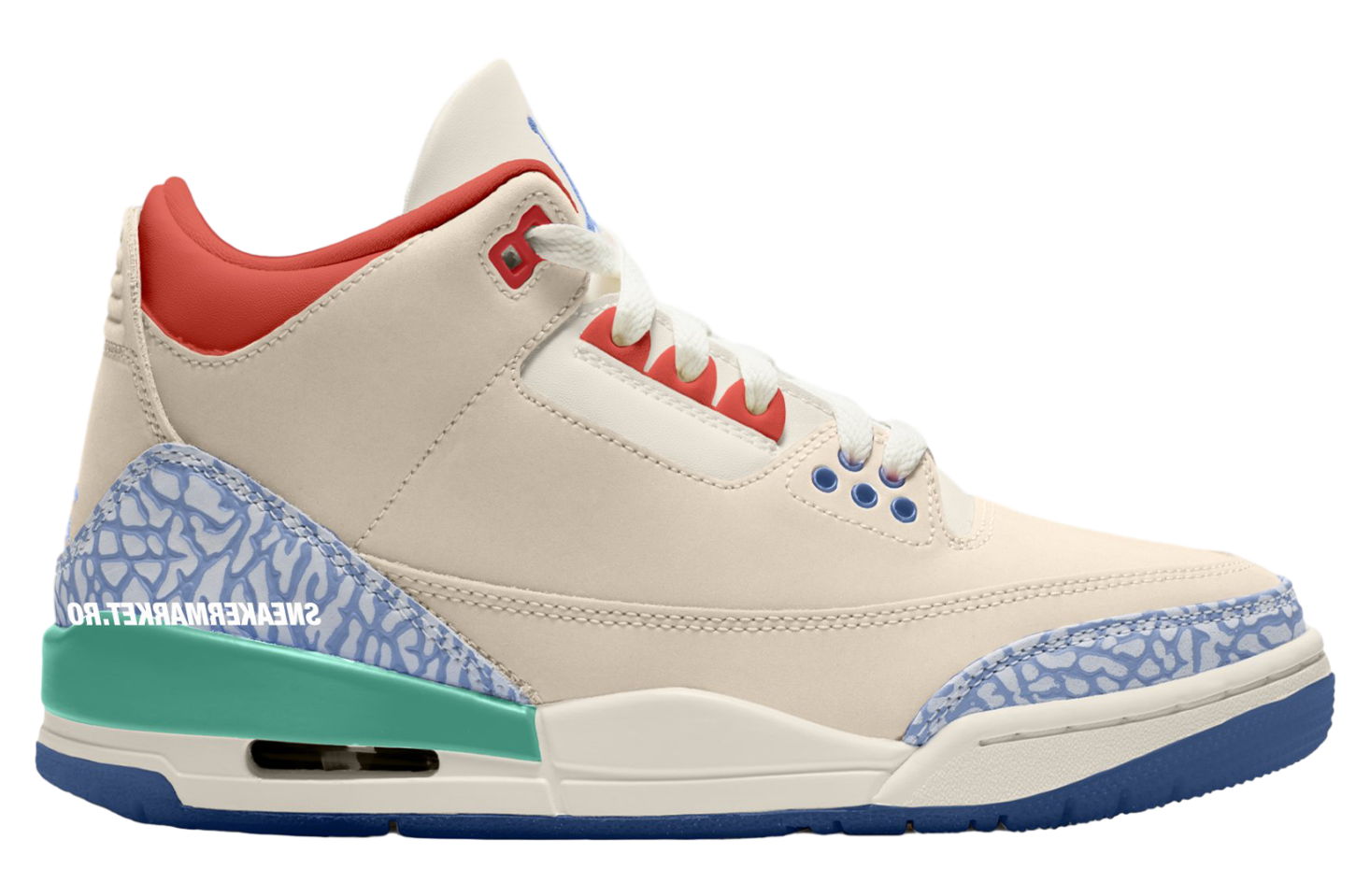 Air Jordan 3 Chalk / Track Red