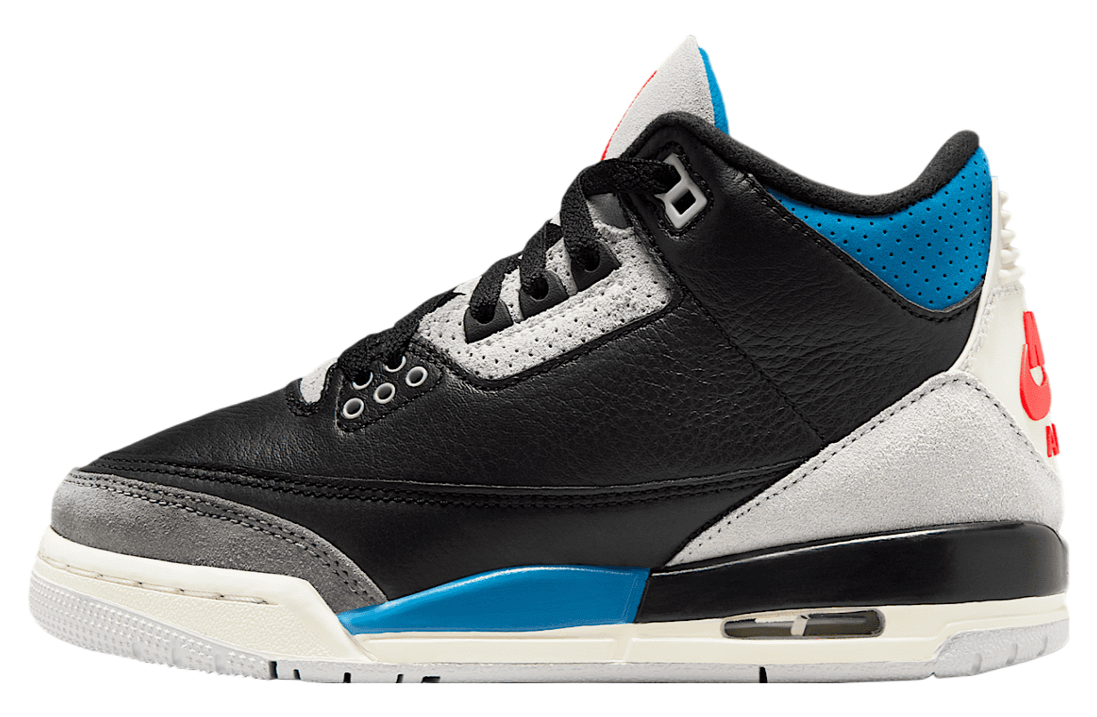 Air Jordan 3 GS Black / Neutral Grey
