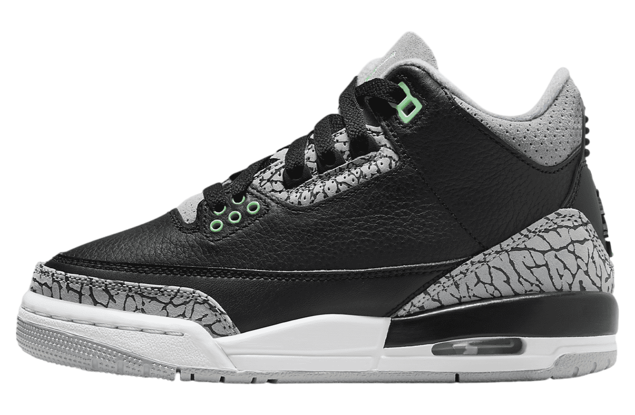 Air Jordan 3 GS Green Glow