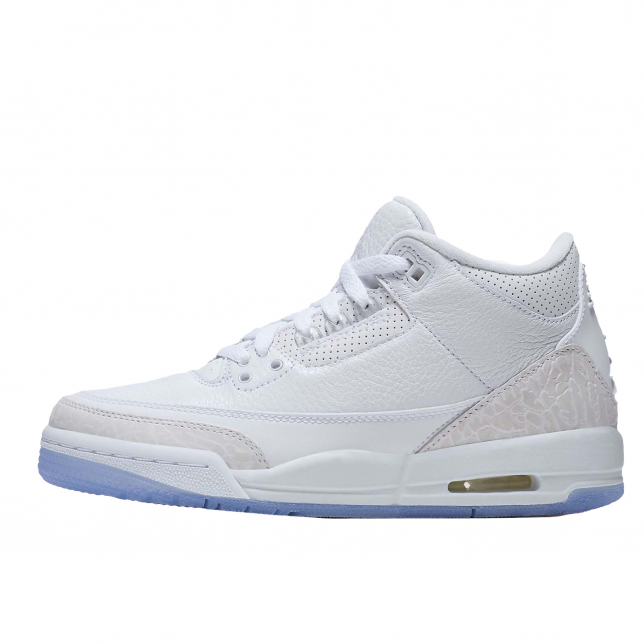 Air Jordan 3 GS Triple White - Jul 2018 - 398614111