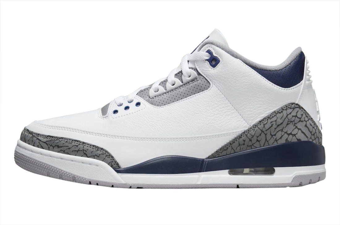 Air Jordan 3 Midnight Navy - Dec 2023 - CT8532-140 - KicksOnFire.com