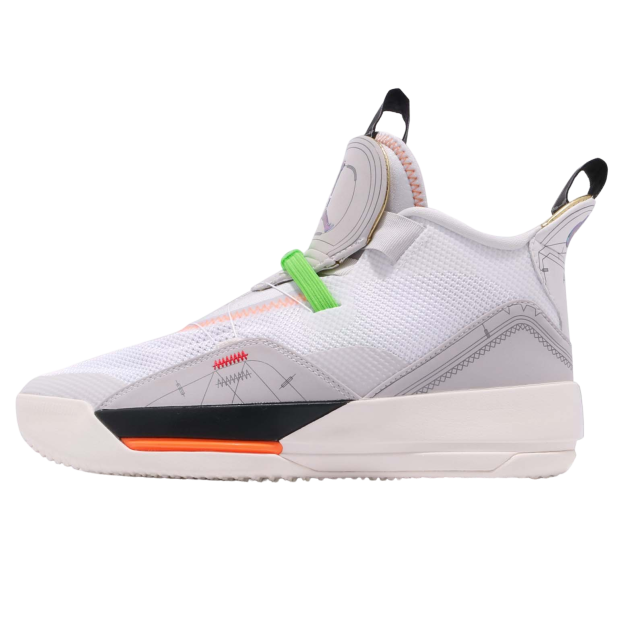 Air Jordan 33 Vast Grey / Cone - Mar 2019 - BV5072004 - KicksOnFire.com