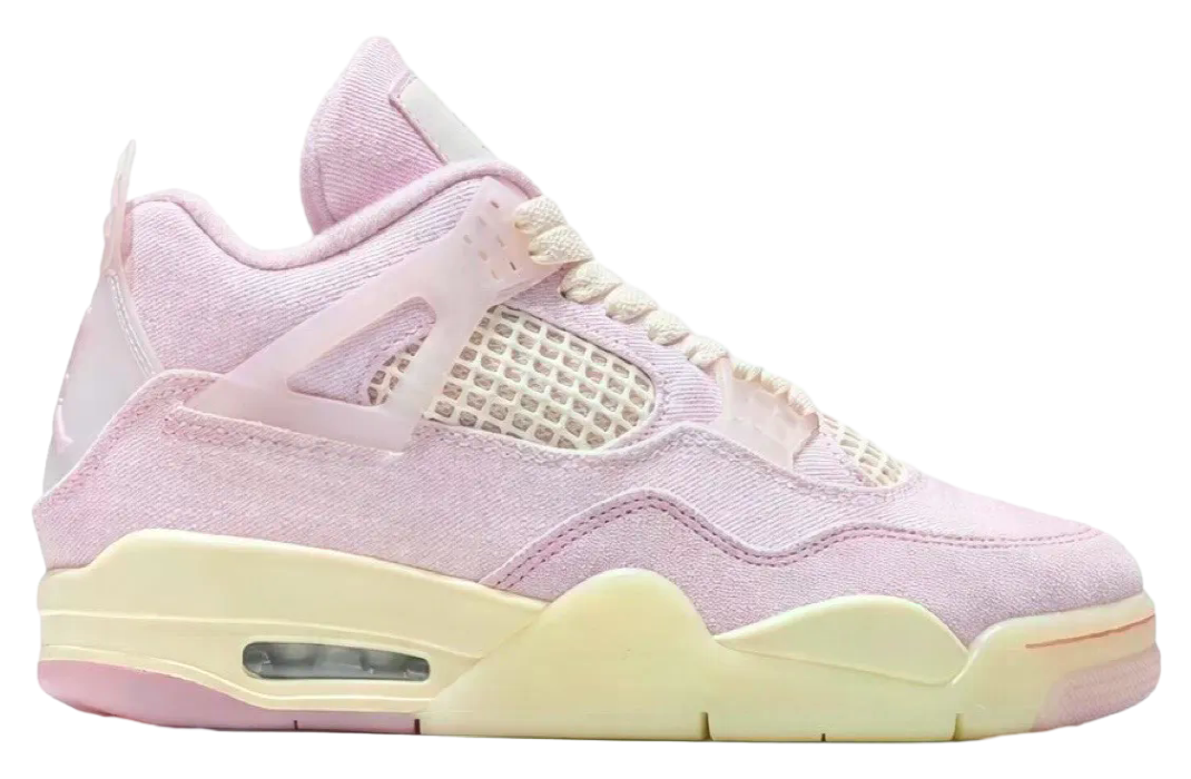 Air Jordan 4 Denim WMNS Iced Carmine / Coconut Milk