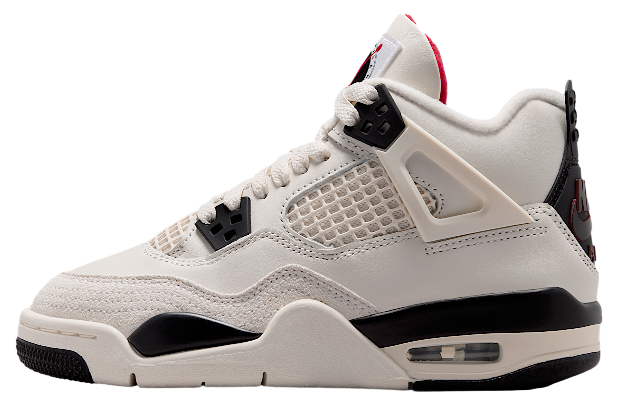 Air Jordan 4 Flight Club GS Sail / University Red