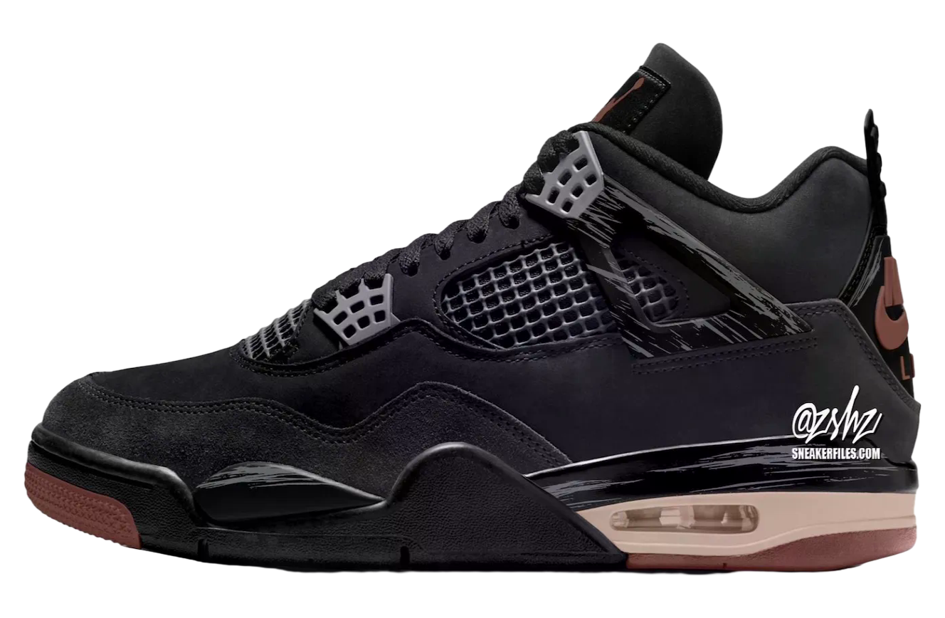 Air Jordan 4 London Black / Red Bark - Oct 2026 - IV6048-001
