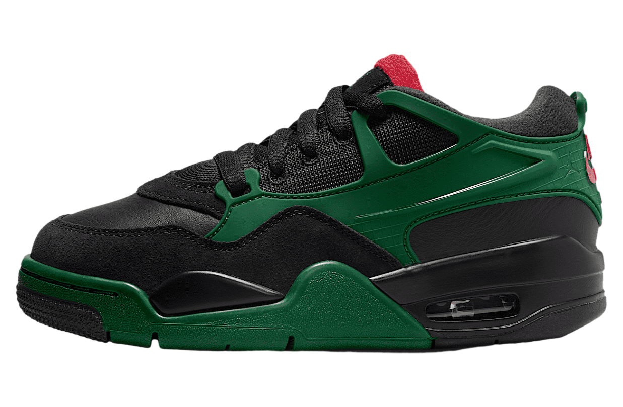 Air Jordan 4 RM GS Black / Gorge Green