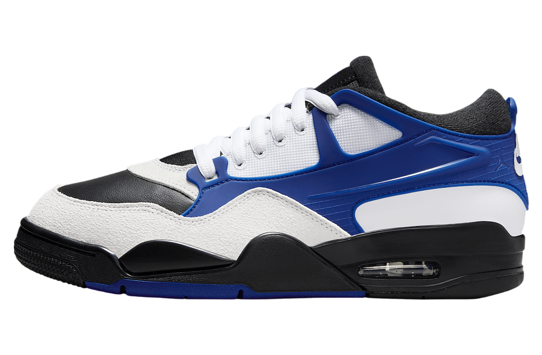 Air Jordan 4 RM White / Black / Deep Royal Blue