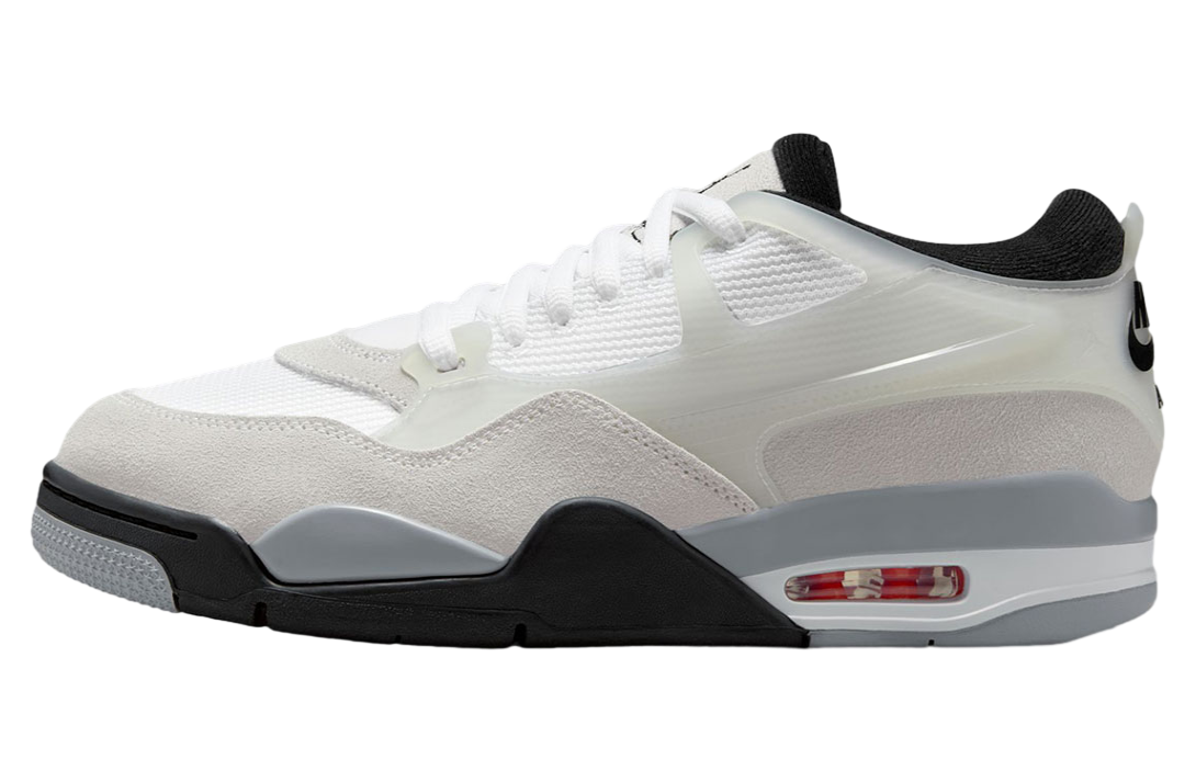 Air Jordan 4 RM White / Infrared 23 / Light Smoke Grey