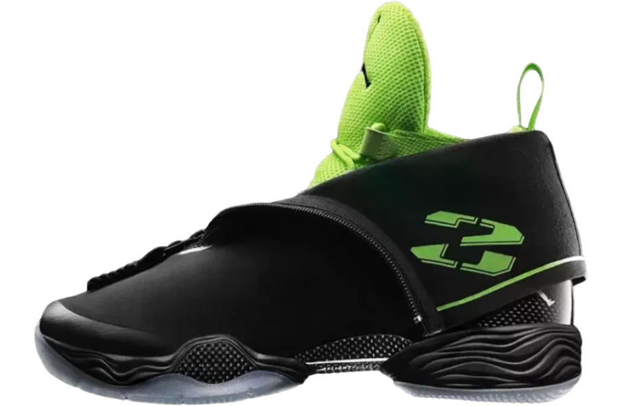 Air Jordan 4028 Black / Metallic Silver