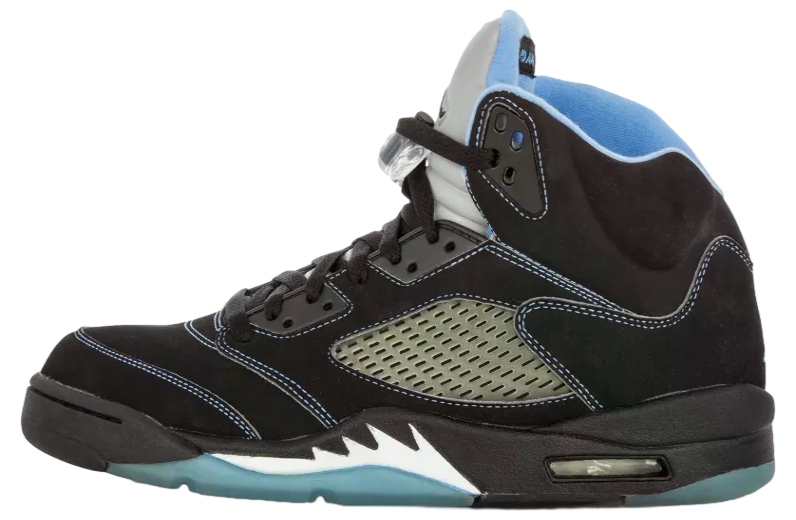 Air Jordan 5 Black / University Blue