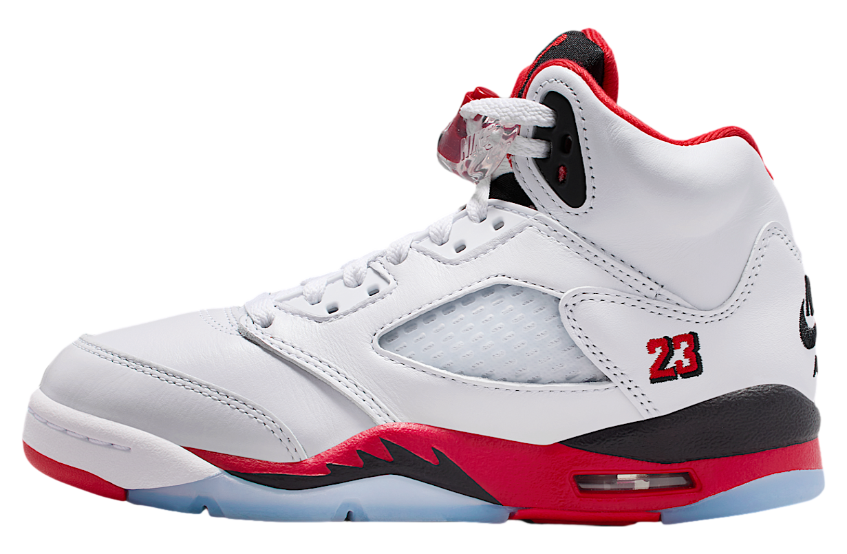 Air Jordan 5 Gs White / Black