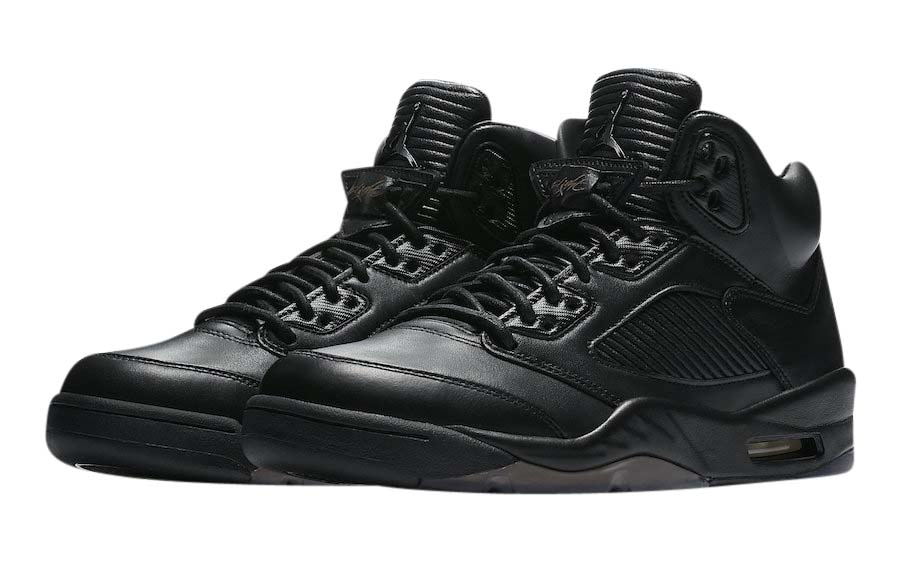 Air Jordan 5 Retro Premium Triple Black - 9