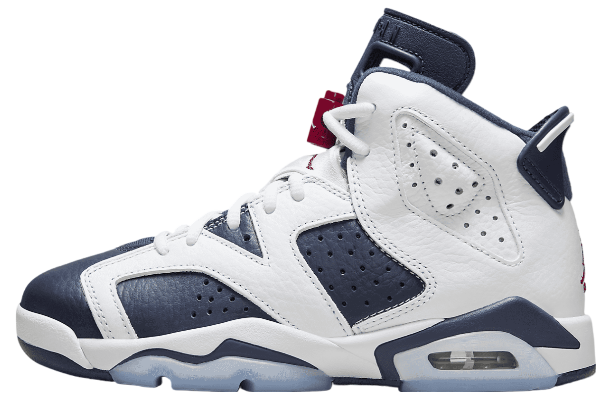 Air Jordan 6 GS White / Midnight Navy