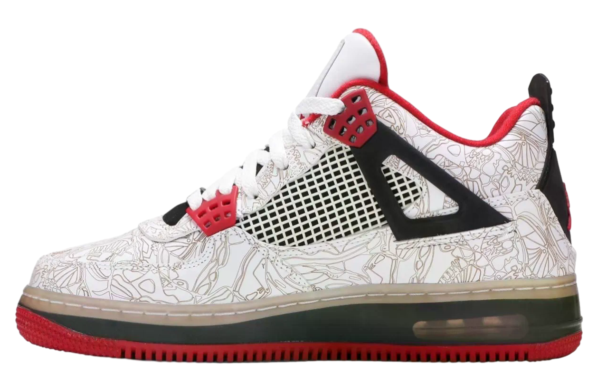 Air Jordan Fusion 4 Laser White / Varsity Red