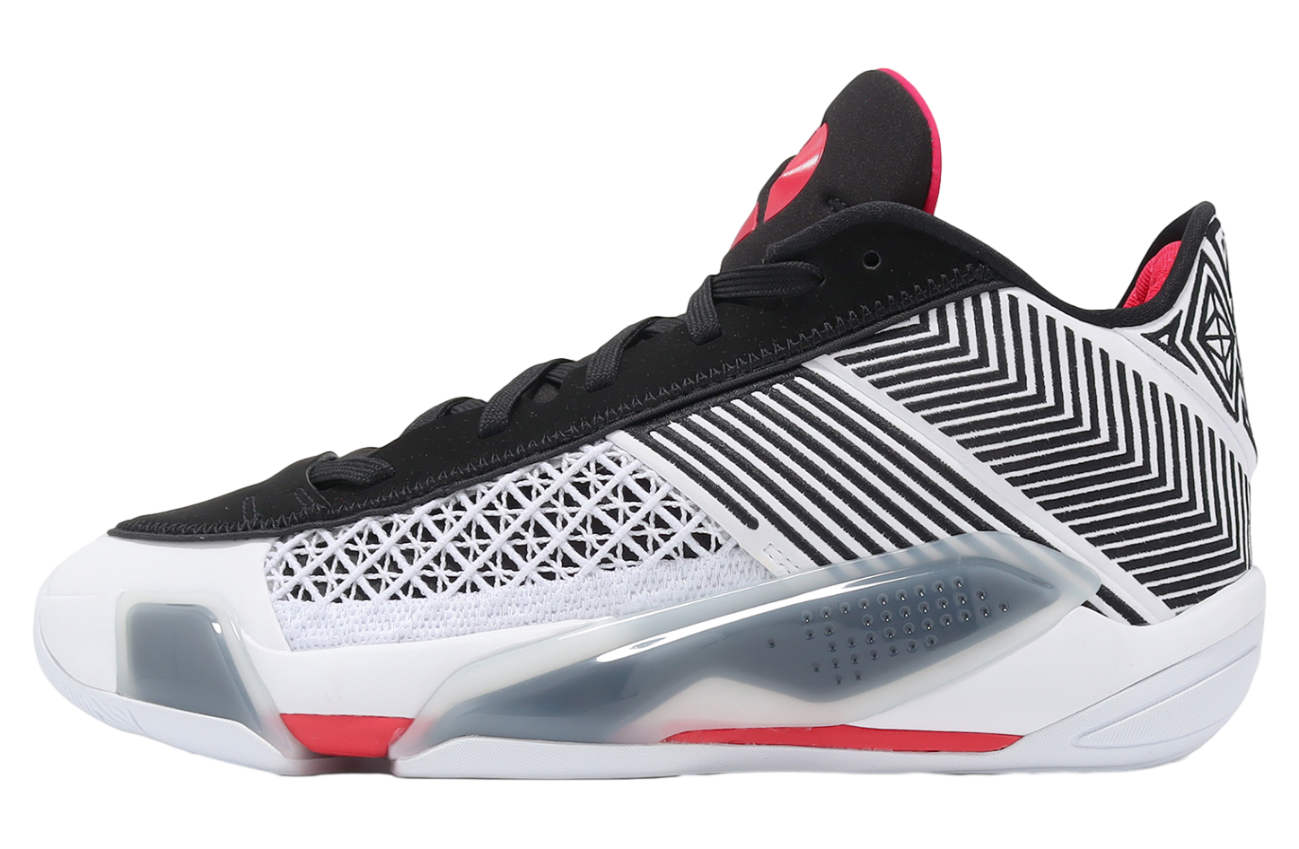 Air Jordan XXXVIII Low PF White / Siren Red