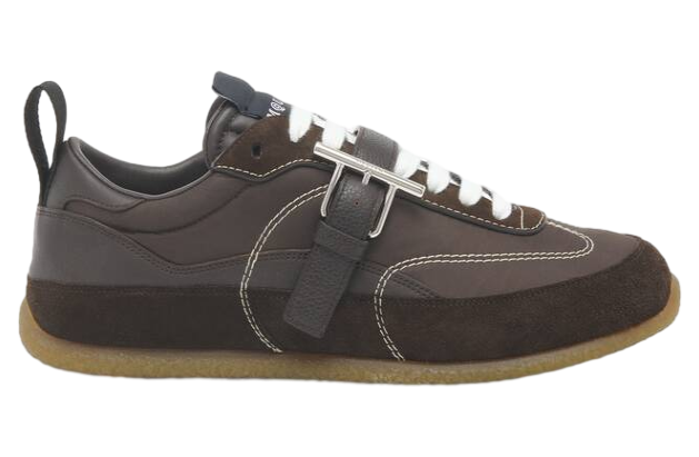 Alexander Mcqueen Ec1 T-Bar Dark Brown