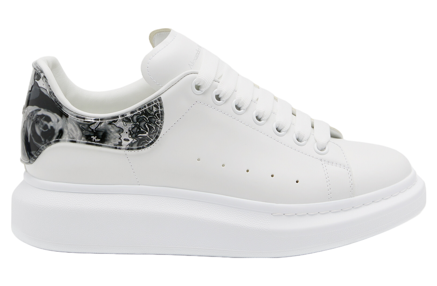 Alexander Mcqueen Oversized White / Silver / Black