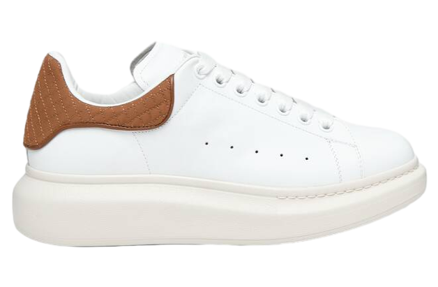 Alexander Mcqueen Oversized White / Tan