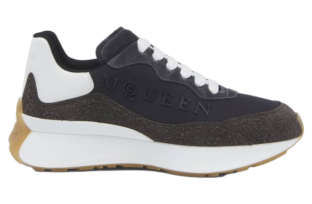 Alexander Mcqueen Sprint Runner Dark Grey / White