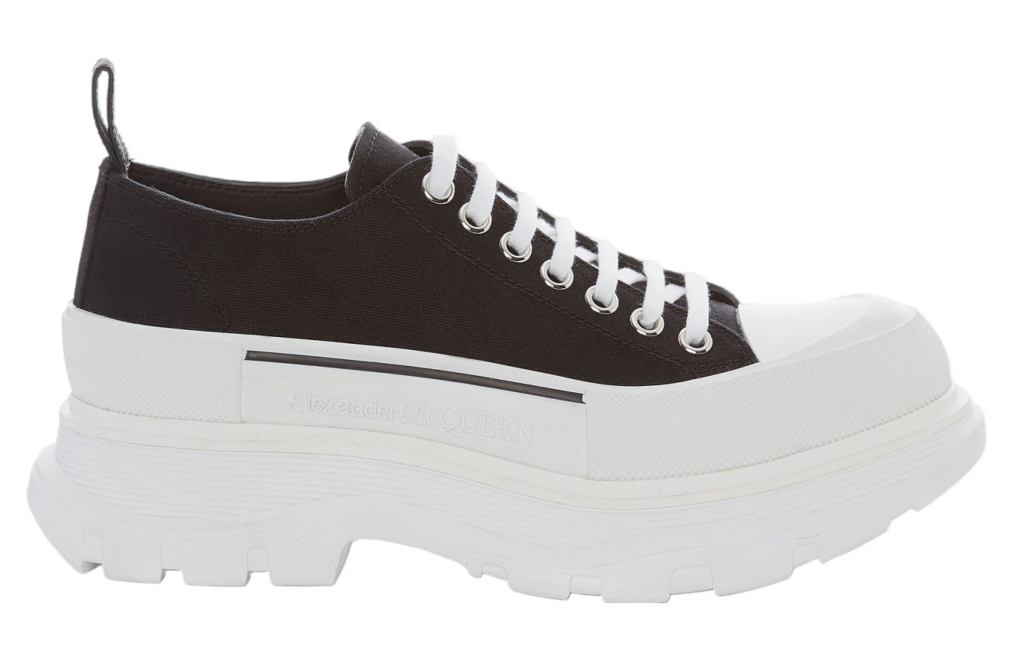 Alexander Mcqueen Tread Slick Lace Up WMNS Black / White