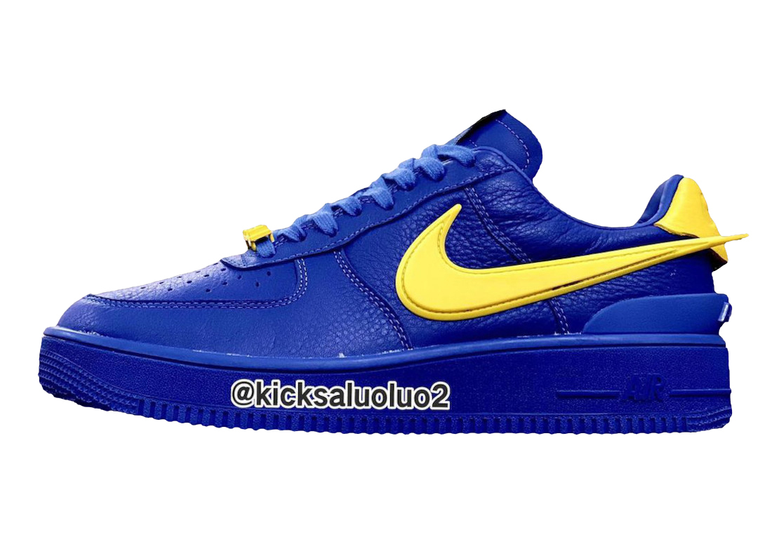 AMBUSH x Nike Air Force 1 Low Blue Yellow DV3464-400 - KicksOnFire.com