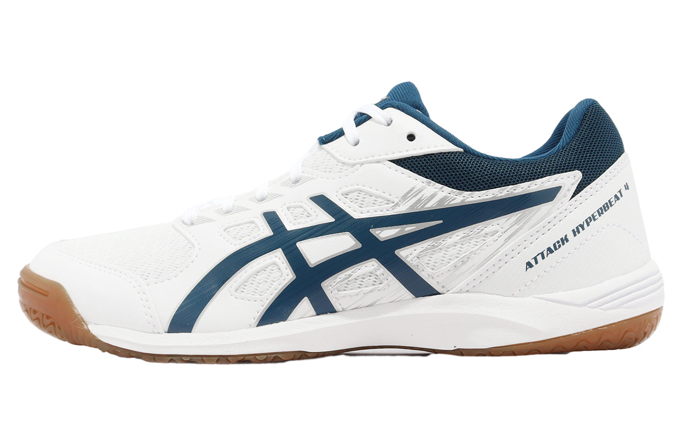 Asics Attack Hyperbeat 4 White / Mako Blue - Jul 2023