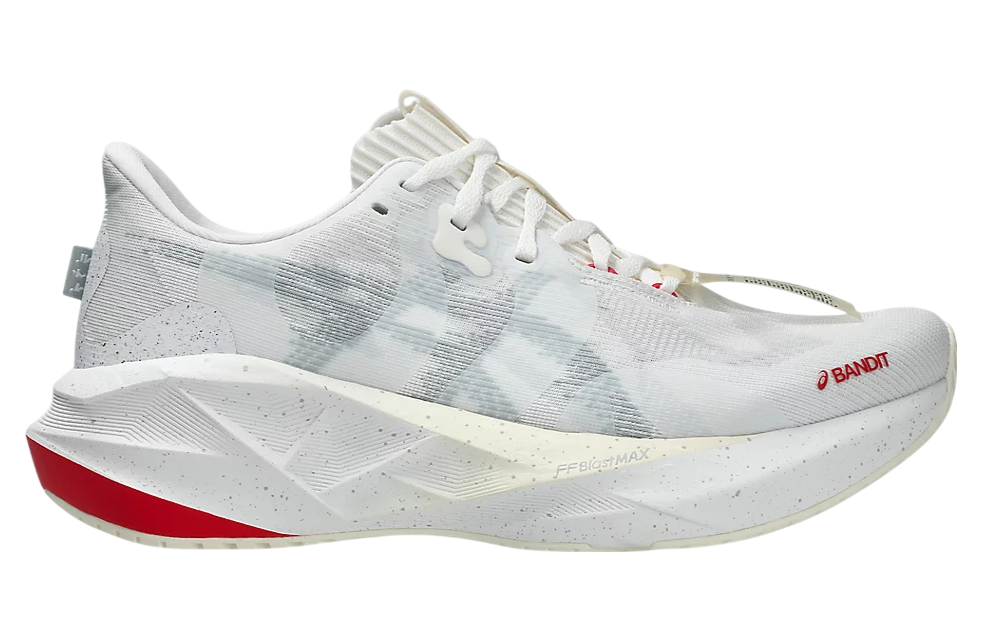 Asics Bandit X Novablast 5 Lucent White / High Rise