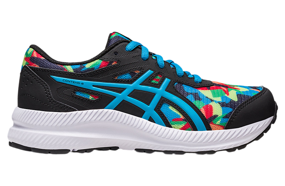 Asics Contend 8 GS Black / Island Blue
