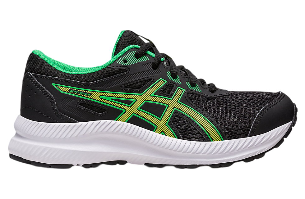 Asics Contend 8 GS Black / Lime Zest