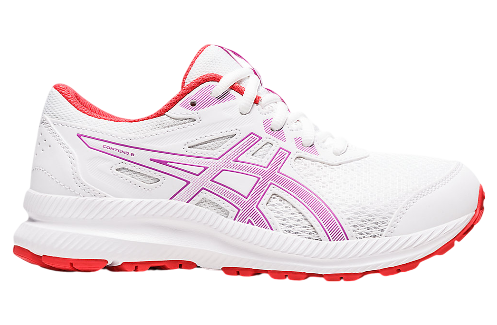 Asics Contend 8 GS White / Orchid