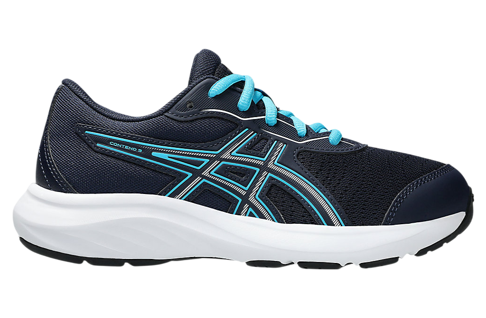 Asics Contend 9 GS Midnight / White