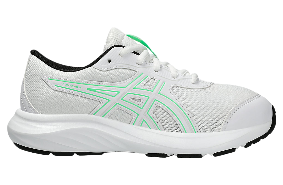 Asics Contend 9 GS White / New Leaf