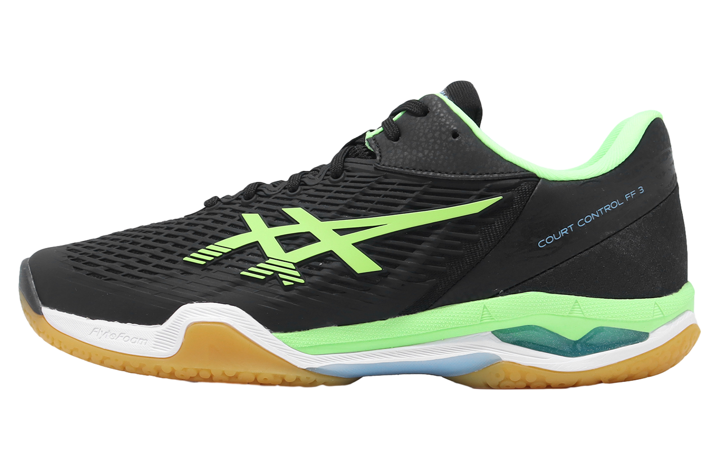 Asics Court Control FF 3 Black / Lime Burst