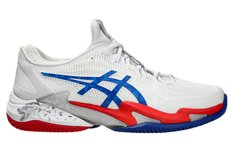 Asics Court FF 3 Novak Clay Paris White / Asics Blue