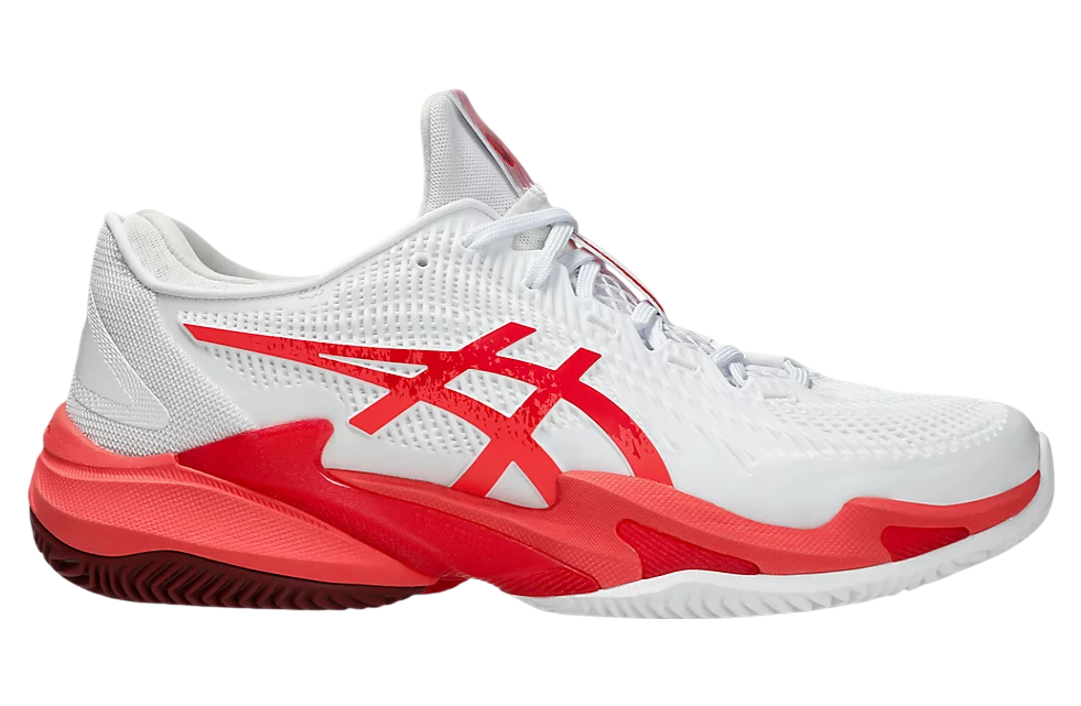 Asics Court FF 3 Novak Clay White / Electric Red