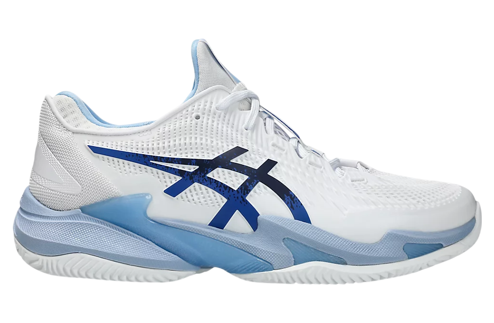 Asics Court FF 3 Novak Clay White / Tuna Blue