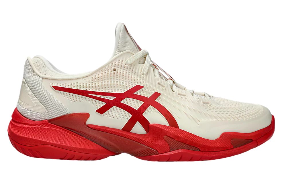 Asics Court FF 3 Novak Cream / Classic Red