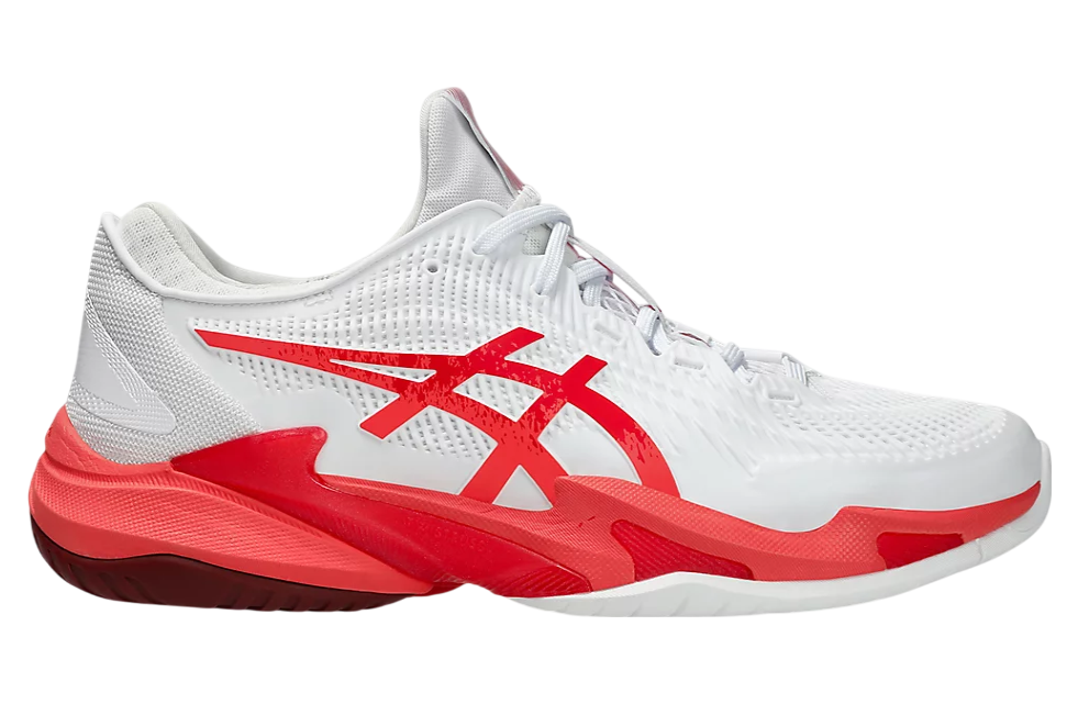 Asics Court FF 3 Novak White / Electric Red