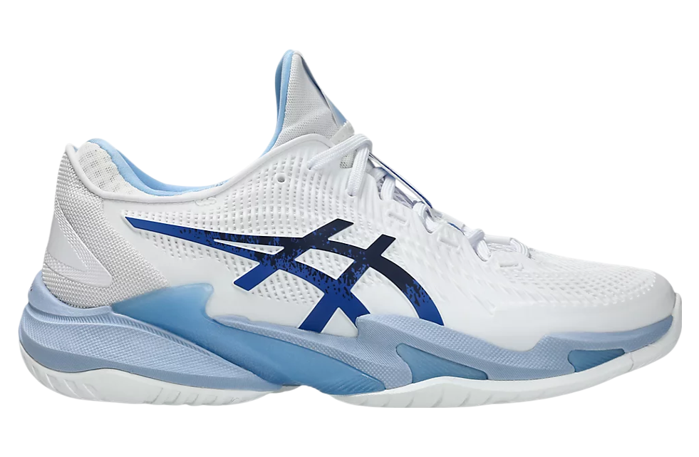 Asics Court FF 3 Novak White / Tuna Blue