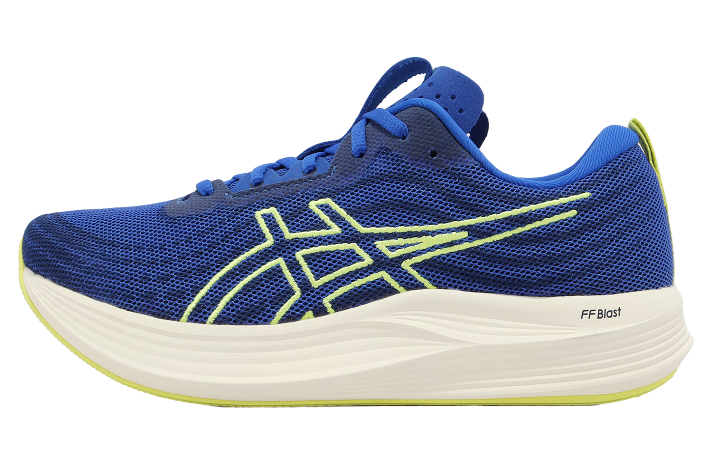 Asics EvoRide Speed 2E Wide Illusion Blue / Glow Yellow