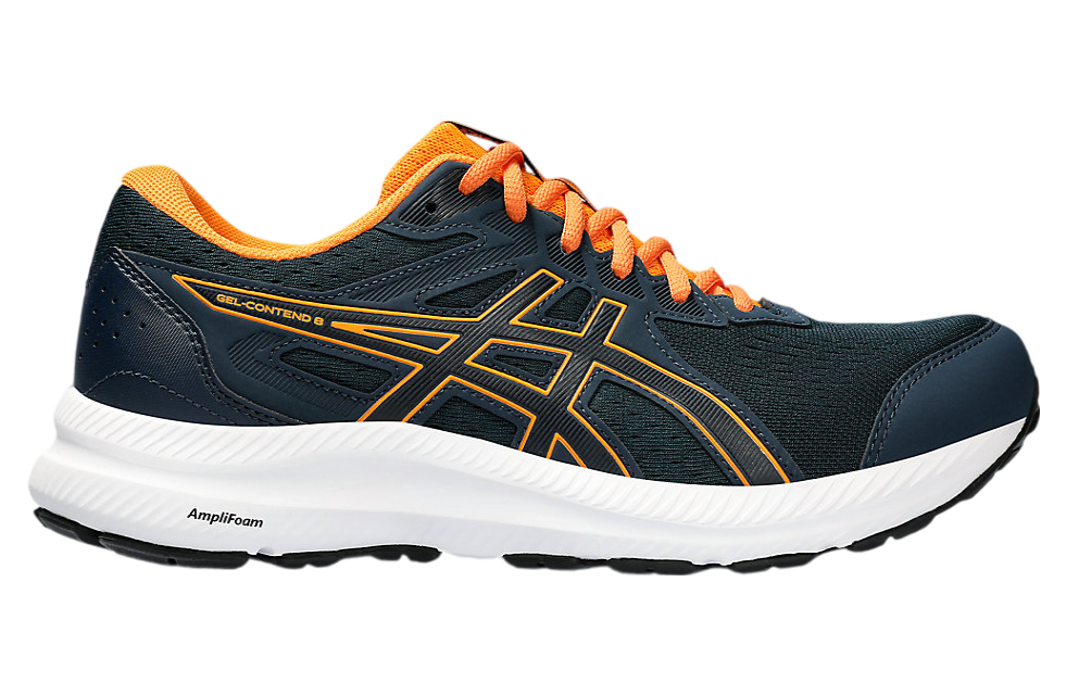 Asics Gel-Contend 8 Extra Wide French Blue / Bright Orange