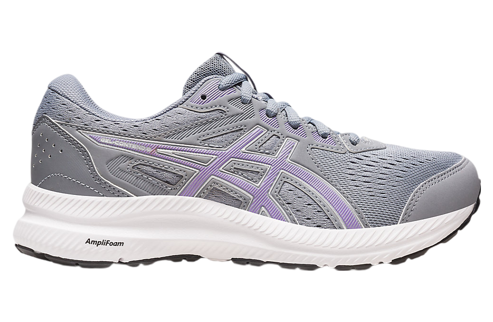 Asics Gel-Contend 8 Wide WMNS Sheet Rock / Digital Violet