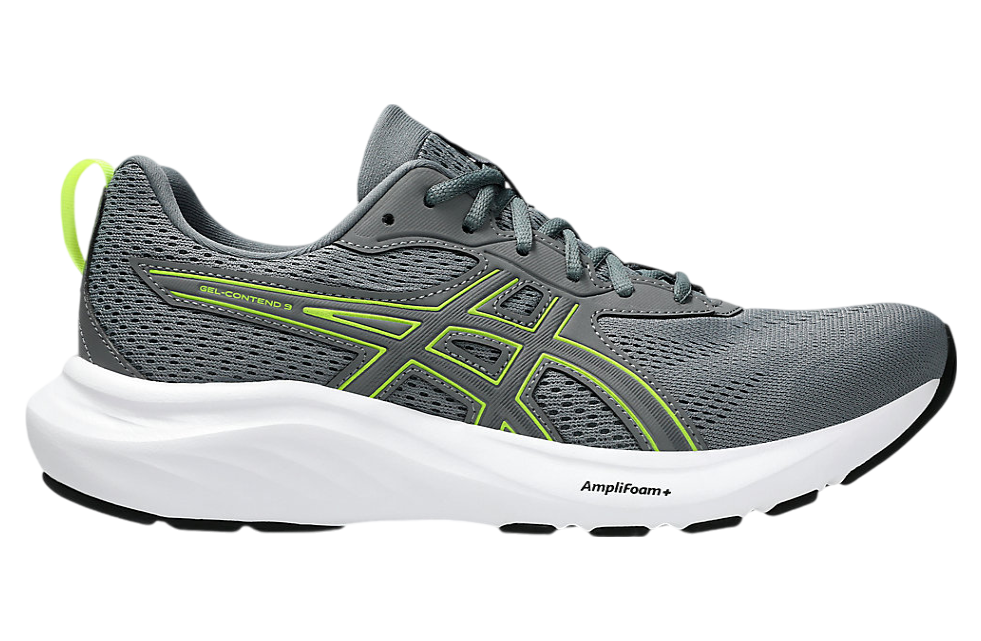 Asics Gel-Contend 9 Extra Wide Steel Grey / Safety Yellow