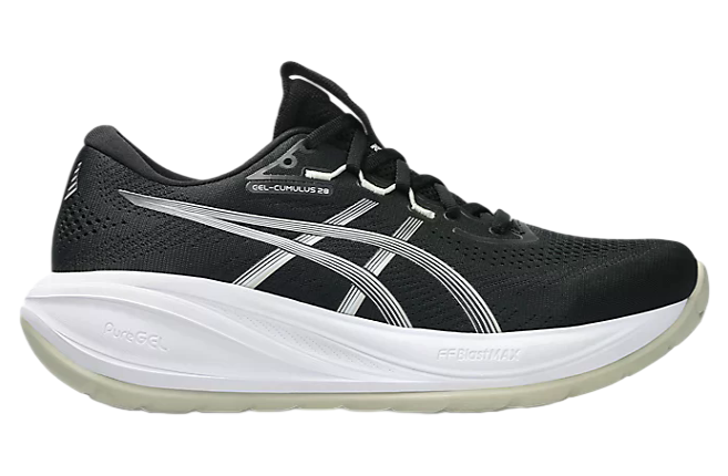 Asics Gel-Cumulus 28 Wide Black / White