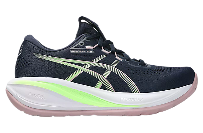 Asics Gel-Cumulus 28 WMNS Midnight / Illuminate Green