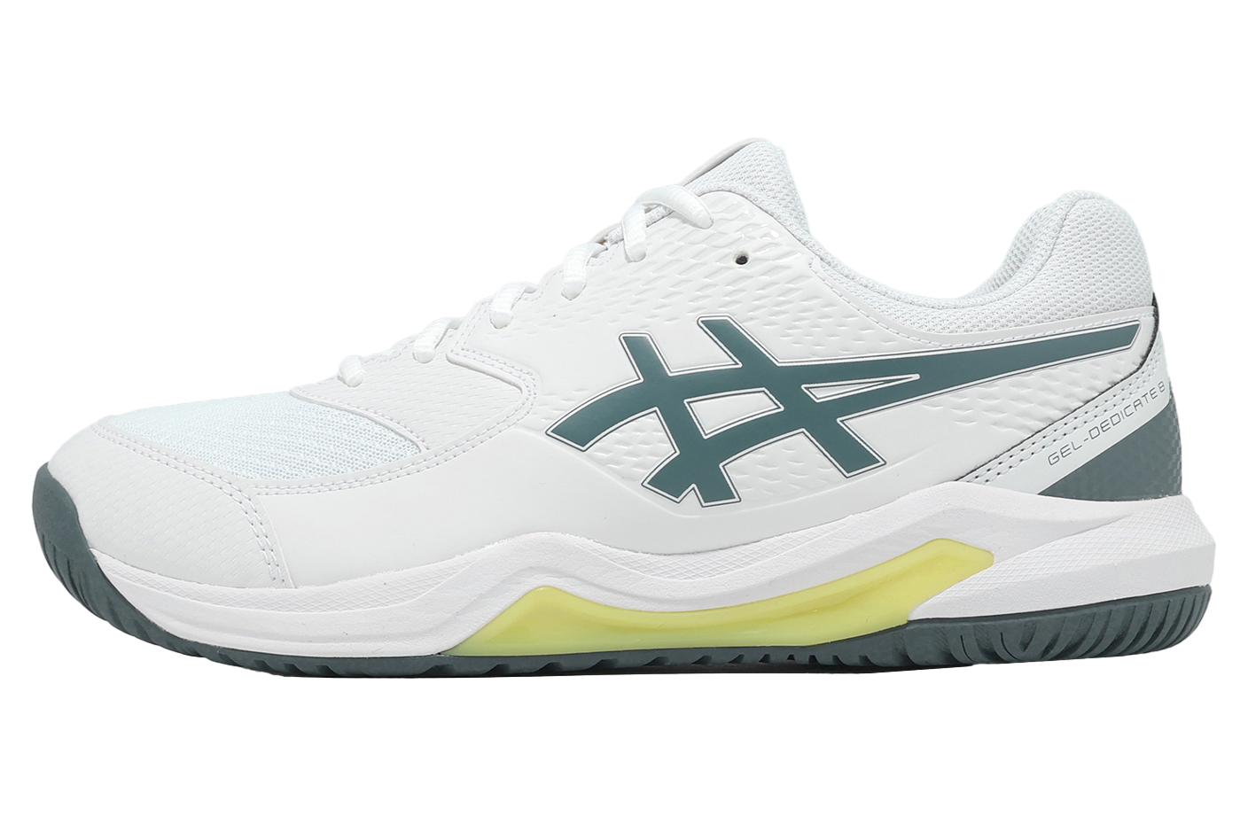 Asics GEL-Dedicate 8 2E Wide White / Ironclad
