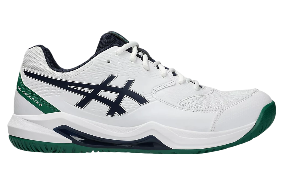 Asics Gel-Dedicate 8 Wide White / Midnight