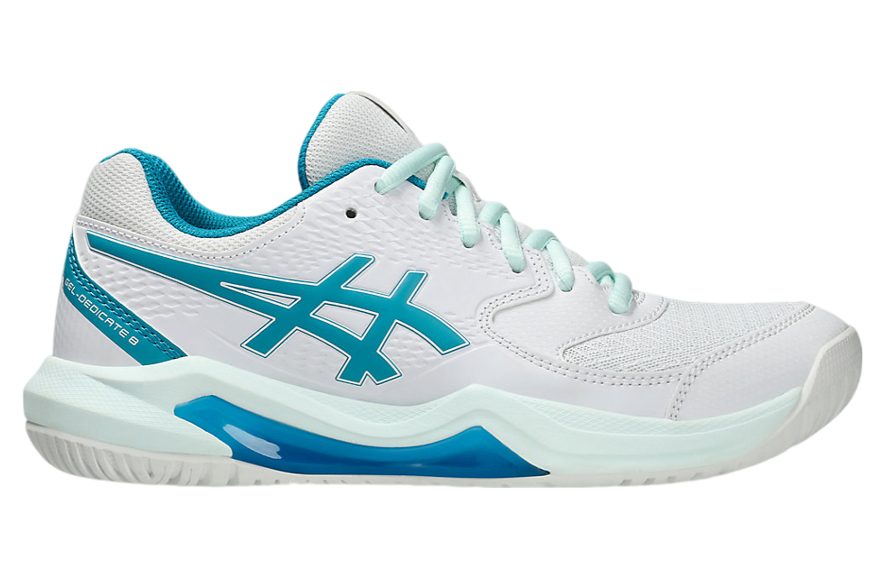 Asics Gel-Dedicate 8 Wide WMNS White / Teal Blue