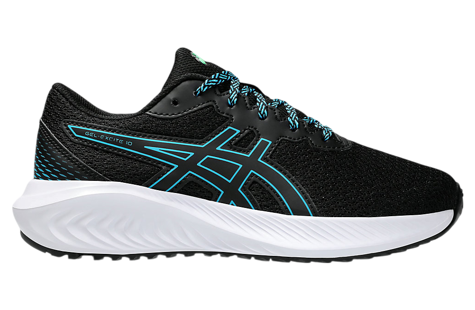 Asics Gel-Excite 10 GS Black / Digital Aqua